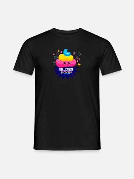 unicorn - Men's T-Shirt - black
