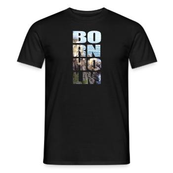 Bornholm Helligdomsklipperne - Männer T-Shirt - Schwarz - Vorne - AI Model Male 178 light (178cm)