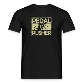 Racing bike - Men's T-Shirt - black - Front - AI Model Male 178 light (178cm)