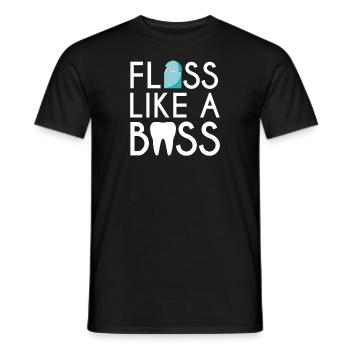 Dentist - Dentist T-Shirt - Quote - Dentist - Men's T-Shirt - black - Front - AI Model Male 178 light (178cm)