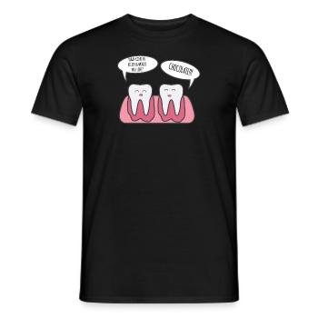 Dentist - Dentist T-Shirt - Saying - Funny - Men's T-Shirt - black - Front - AI Model Male 178 light (178cm)