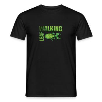Changing leaf with lettering - Men's T-Shirt - black - Front - AI Model Male 178 light (178cm)