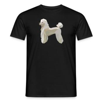 poodle - Men's T-Shirt - black - Front - AI Model Male 178 light (178cm)
