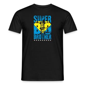 Grand grand frère - T-shirt homme - noir - Devant - AI Model Male 178 light (178cm)