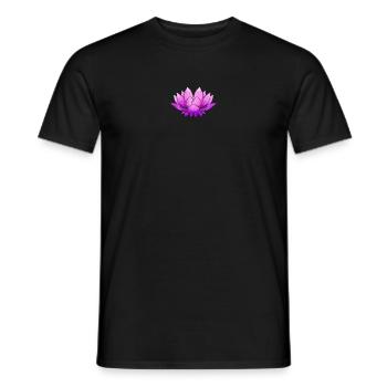 Lotus Meditation Yoga - Männer T-Shirt - Schwarz - Vorne - AI Model Male 178 light (178cm)