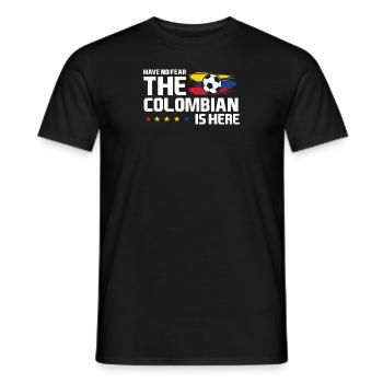 Football colombien - T-shirt homme - noir - Devant - AI Model Male 178 light (178cm)