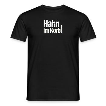 Hahn im korb - Männer T-Shirt - Schwarz - Vorne - AI Model Male 178 light (178cm)