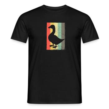 goose - Men's T-Shirt - black - Front - AI Model Male 178 light (178cm)
