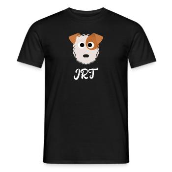 JRT - Jack Russel Terrier - Men's T-Shirt - black - Front - AI Model Male 178 light (178cm)