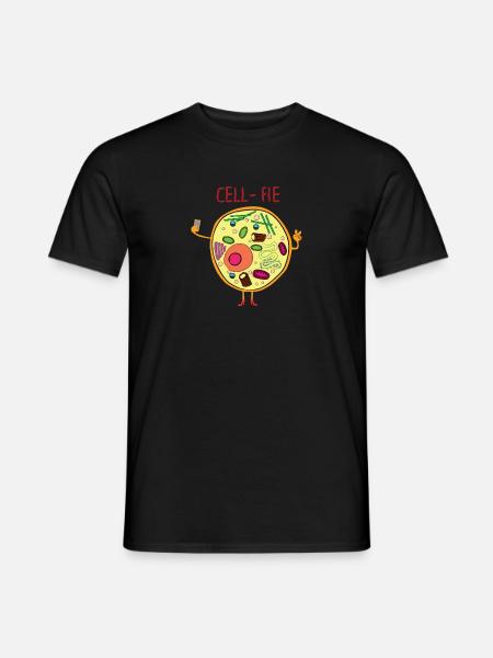 Cell-Fie - Männer T-Shirt - Schwarz
