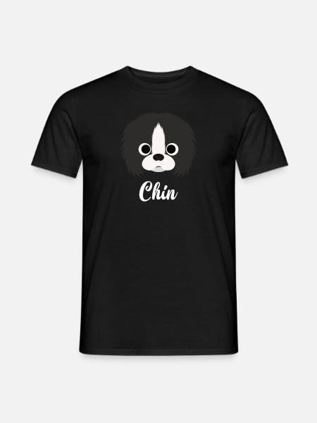 Chin - Chin Japonais - T-shirt homme - noir