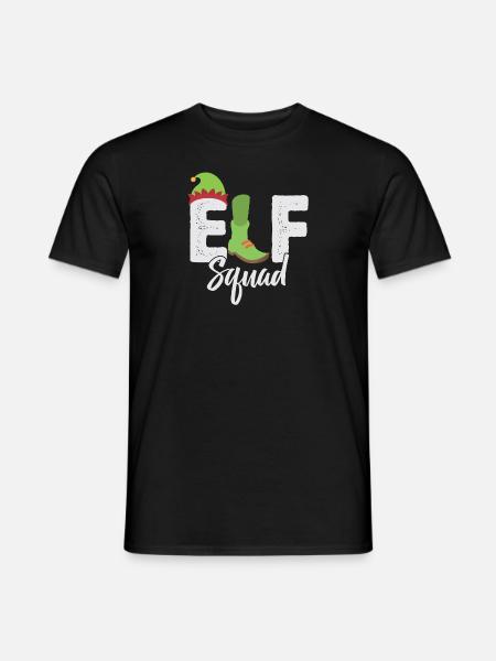 Elf Squad - Männer T-Shirt - Schwarz