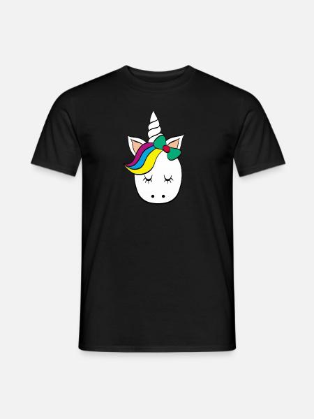 Licorne - Licorne - Licorne - T-shirt homme - noir