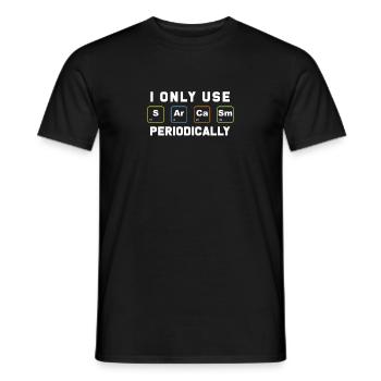 Science Shirt - Naturwissenschaften - Männer T-Shirt - Schwarz - Vorne - AI Model Male 178 light (178cm)