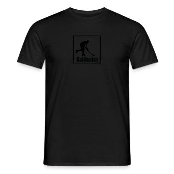 Hockey sur roulettes, cadeau parfait, anniversaire, Noël - T-shirt homme - noir - Devant - AI Model Male 178 light (178cm)