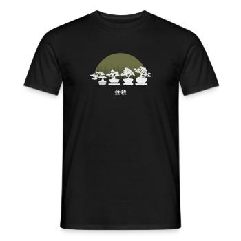 Bonsai T-Shirt Gift - Men's T-Shirt - black - Front - AI Model Male 178 light (178cm)