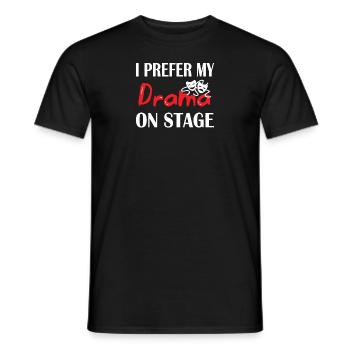 Drama Bühne Broadway Theater Show - Männer T-Shirt - Schwarz - Vorne - AI Model Male 178 light (178cm)