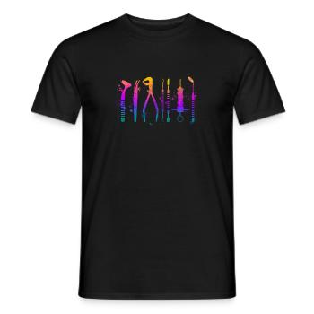 Cadeau de dentiste dentiste chirurgien buccal - T-shirt homme - noir - Devant - AI Model Male 178 light (178cm)