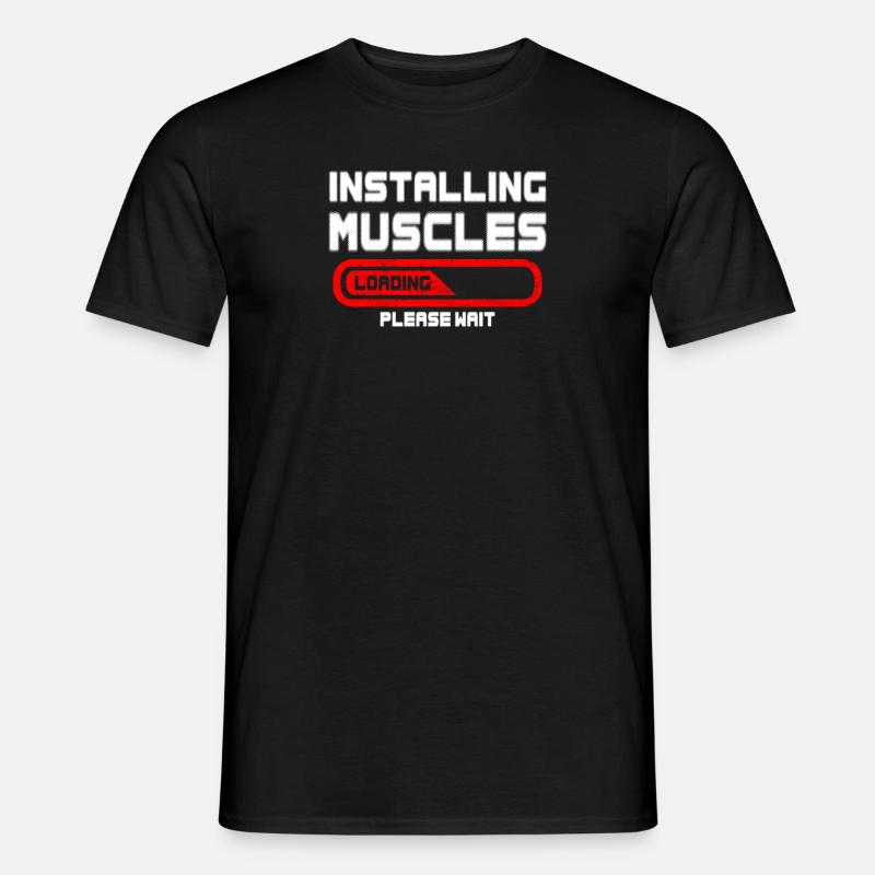 muskler - Mænd T-shirt - sort