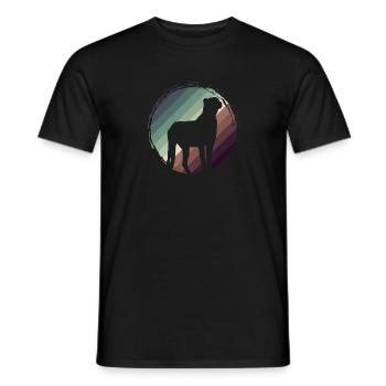 Cadeau de prédateur rétro Cheetah Africa Cat of Prey - T-shirt homme - noir - Devant - AI Model Male 178 light (178cm)