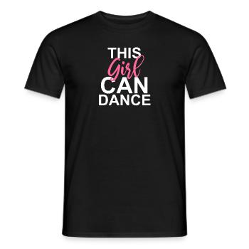 danse - T-shirt homme - noir - Devant - AI Model Male 178 light (178cm)