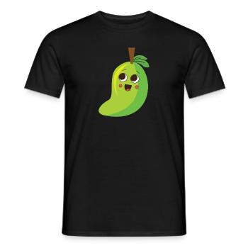mango - Men's T-Shirt - black - Front - AI Model Male 178 light (178cm)