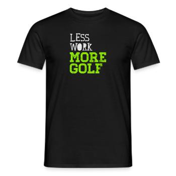 golf - T-shirt homme - noir - Devant - AI Model Male 178 light (178cm)