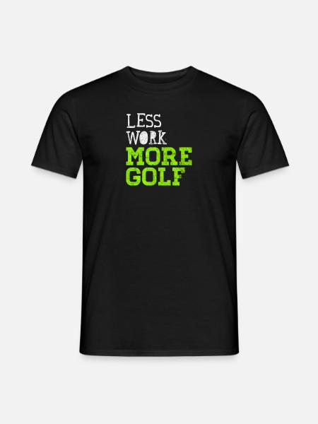 golf - T-shirt homme - noir