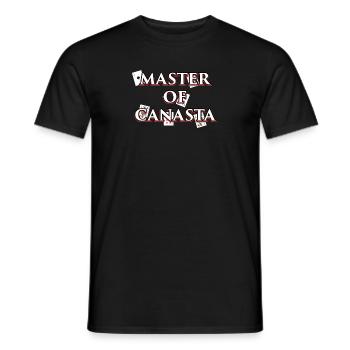 Canasta Design Geschenk für Kartenspieler und - Männer T-Shirt - Schwarz - Vorne - AI Model Male 178 light (178cm)