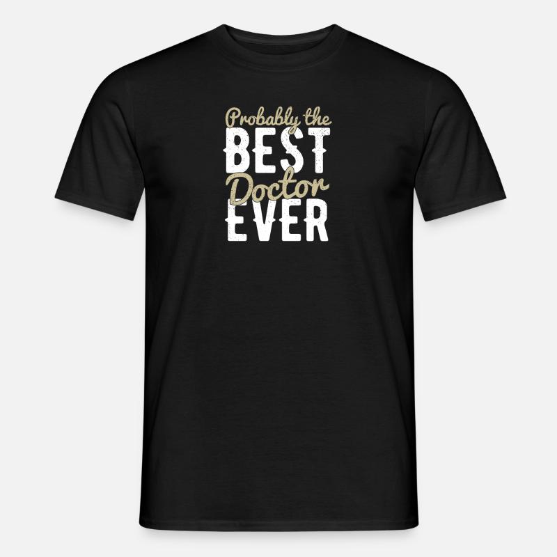 Arzt - Männer T-Shirt - Schwarz