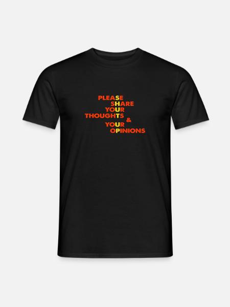 Funny saying - Men's T-Shirt - black