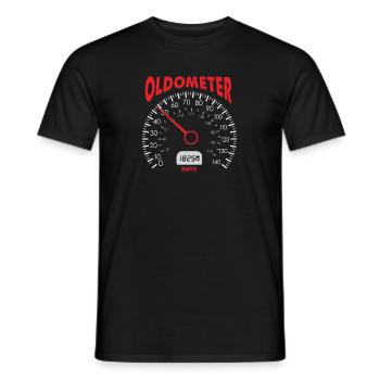 50th birthday T-shirt - Men's T-Shirt - black - Front - AI Model Male 178 light (178cm)