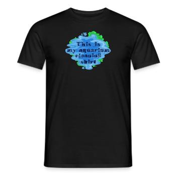 Gift, Gift Idea, Aquarium, Aquariums, Aquari - Men's T-Shirt - black - Front - AI Model Male 178 light (178cm)