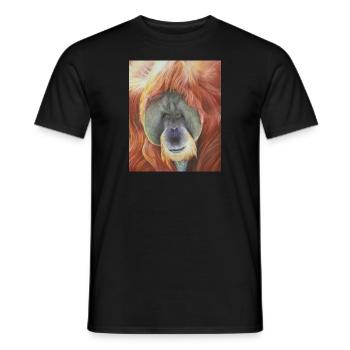 Orang Utan - Männer T-Shirt - Schwarz - Vorne - AI Model Male 178 light (178cm)