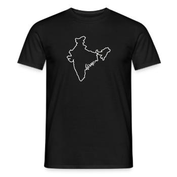 Inde New Delhi maison cadeau - T-shirt homme - noir - Devant - AI Model Male 178 light (178cm)