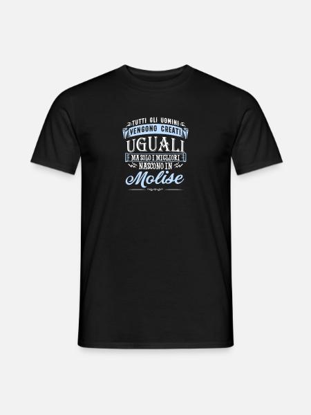 Men Men are born in Molise Italy Gift - Men's T-Shirt - black