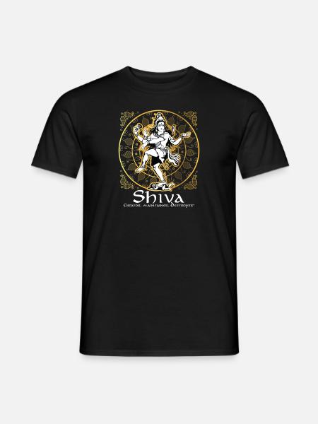Lord Shiva Design | Hinduism Gift for Believers - Men's T-Shirt - black