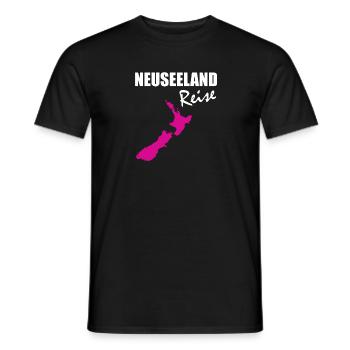 Neuseeland - Männer T-Shirt - Schwarz - Vorne - AI Model Male 178 light (178cm)