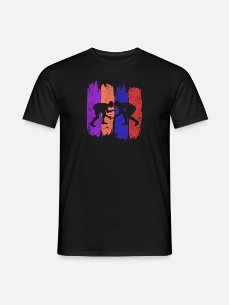 Wrestling catch catch catch lutte - T-shirt homme - noir