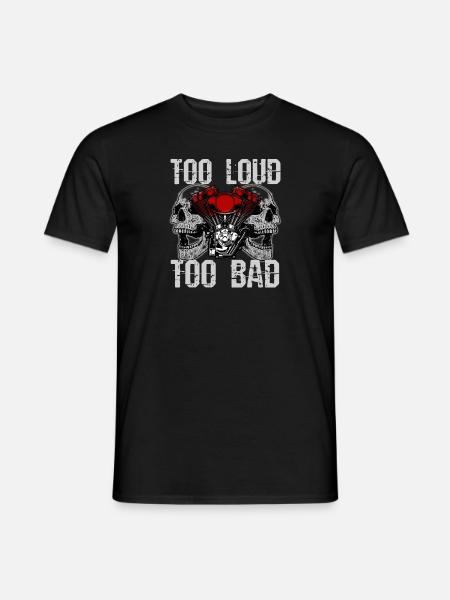 Motorcyclist Biker Motorcycle Chopper Gift - Men's T-Shirt - black
