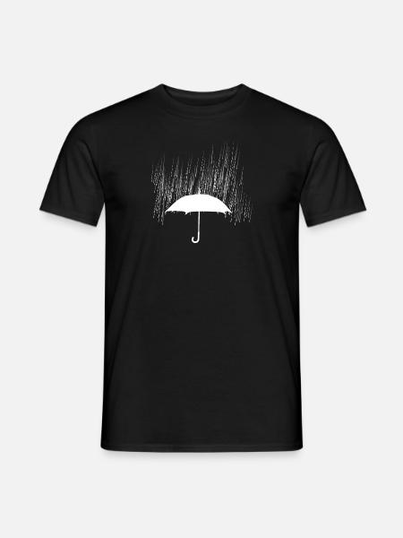 Umbrella Autumn Gift - Men's T-Shirt - black