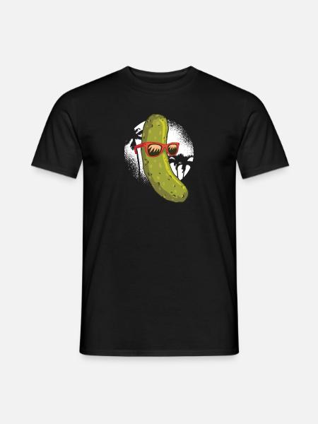 Gurke - Coole Gurke - Männer T-Shirt - Schwarz