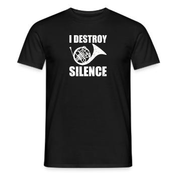 Cor français - T-shirt homme - noir - Devant - AI Model Male 178 light (178cm)