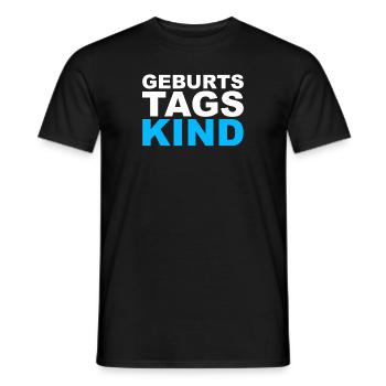 Geburtstagskind Kindergeburtstag - Männer T-Shirt - Schwarz - Vorne - AI Model Male 178 light (178cm)