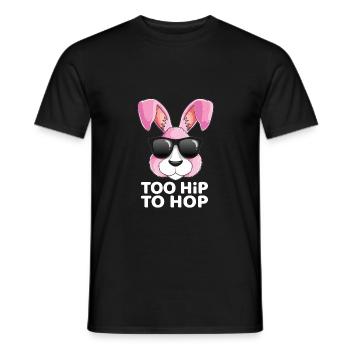 Rabbit Easter Rabbit Teeth Easter - Men's T-Shirt - black - Front - AI Model Male 178 light (178cm)