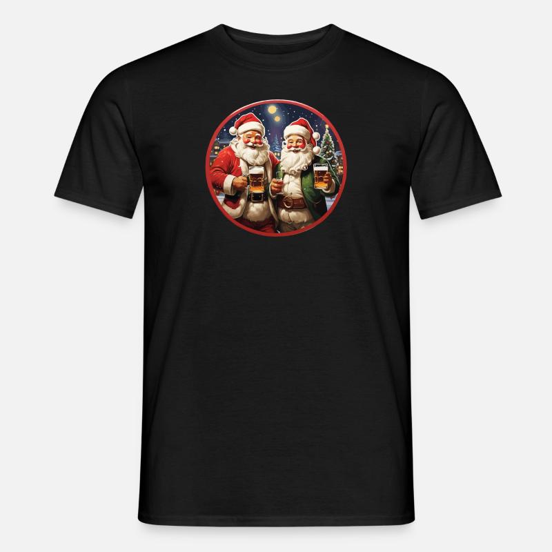 Merry Beermas! - Männer T-Shirt - Schwarz