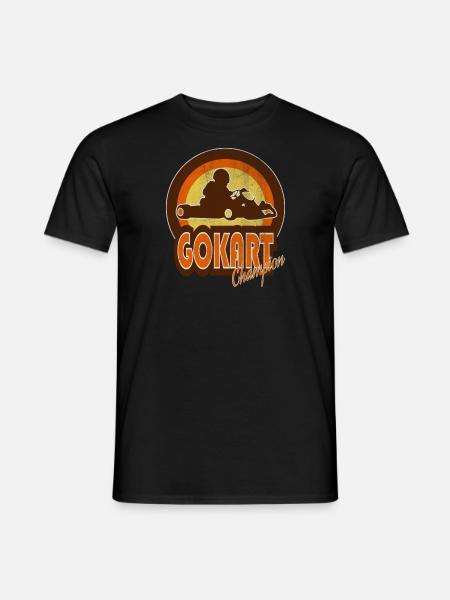 GoKart - Männer T-Shirt - Schwarz