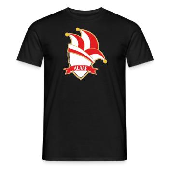 Ordre carnaval Alaaf rouge - T-shirt homme - noir - Devant - AI Model Male 178 light (178cm)