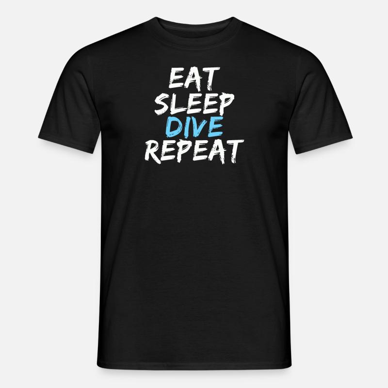 Plongeurs Plongeurs Plongée - T-shirt homme - noir