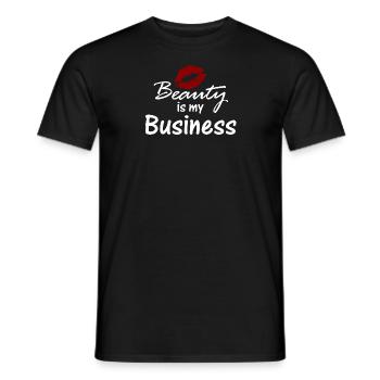Cosmetology beautician - Men's T-Shirt - black - Front - AI Model Male 178 light (178cm)